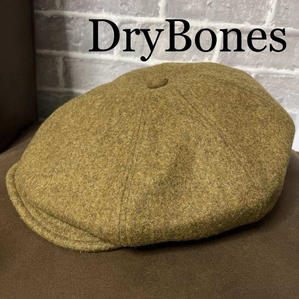 Dry Bones ドライボーンズ ウールキャスケット WOOL ブラウン_画像1