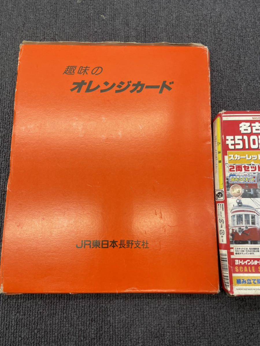 【1円】名古屋鉄道 ミニモデル 組み立て簡単 Bトレインショーティー 名鉄モ510形 モ520形2両 バンダイ オレンジカード 東日本長野支社_画像2