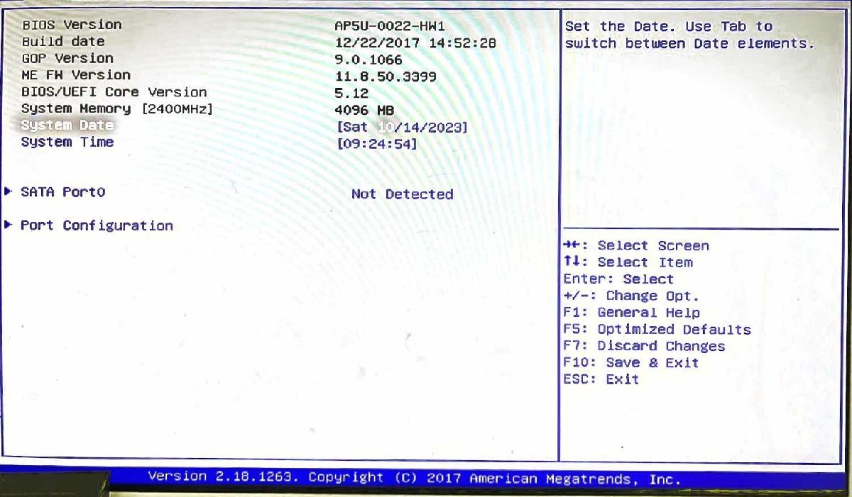 6■/Zク3595 保証付☆EPSON Endeavor ウルトラコンパクトPC ST40E Core i3-7100U 動作〇_画像5