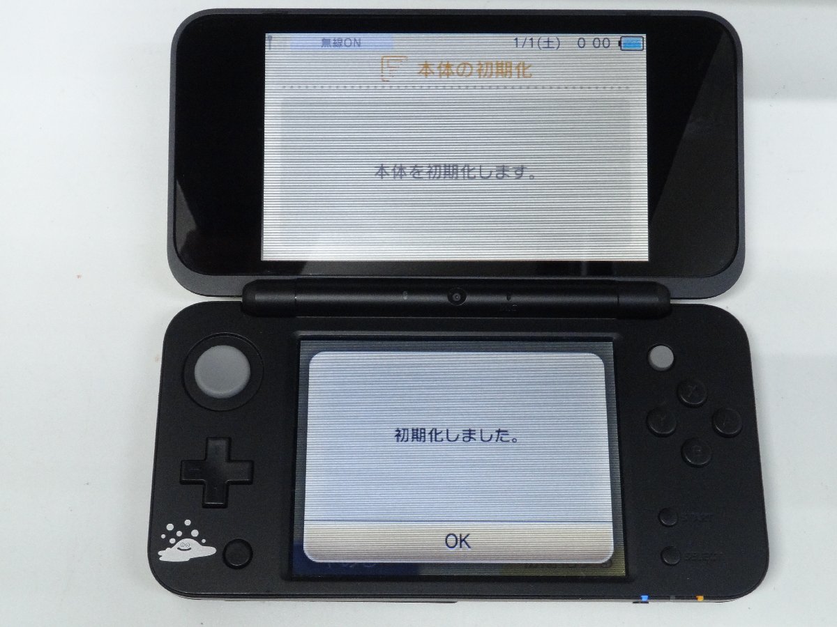 レ■/Zこ7061　new NINTENDO 2DS LL new ニンテンドー2DSLL 初期化済 JAN-001 はぐれメタルエディション ドラクエXI付 ジャンク 保証無_画像4