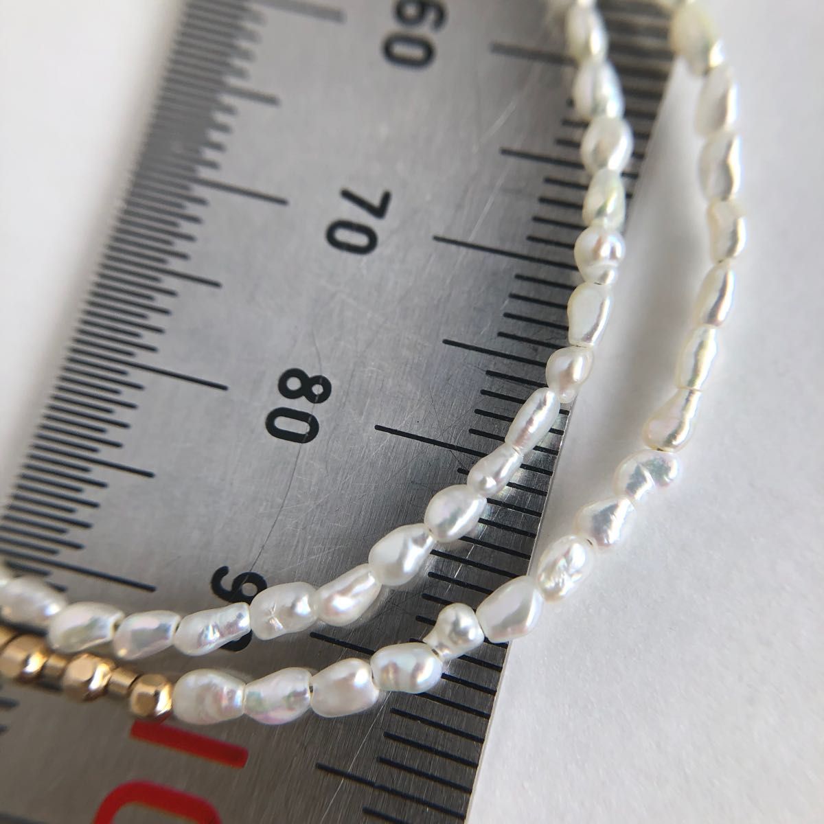 国産あこや真珠ケシパールネックレス40cm 14金ゴールドフィルド 国産あこや真珠ケシパールネックレス40cm 14金ゴールドフィルド