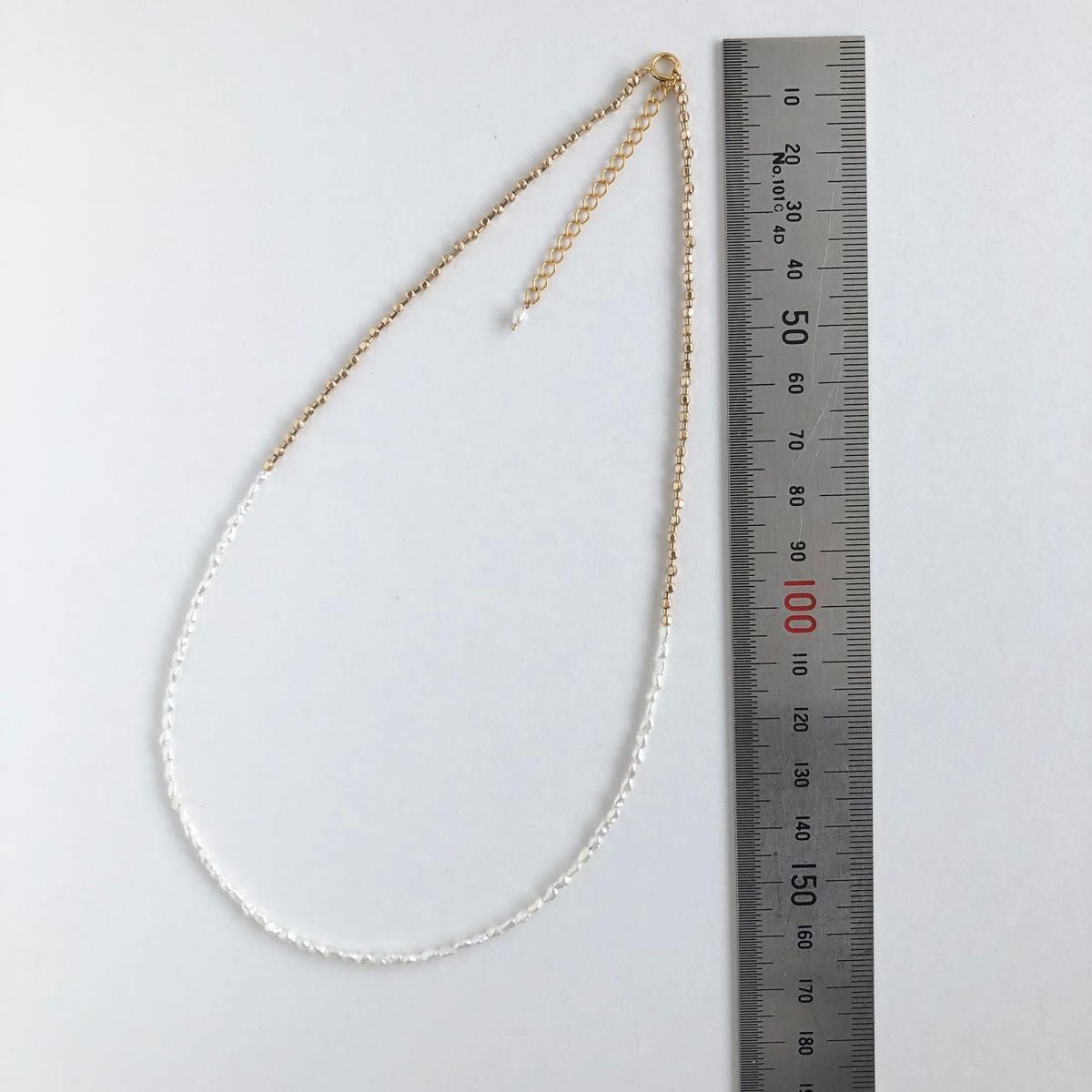 国産あこや真珠ケシパールネックレス40cm 14金ゴールドフィルド 国産あこや真珠ケシパールネックレス40cm 14金ゴールドフィルド