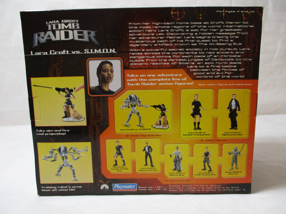 lala*k loft Tomb Raider combat 2 pack unopened goods TOMB RAIDER LARA CROFT vs SIMON
