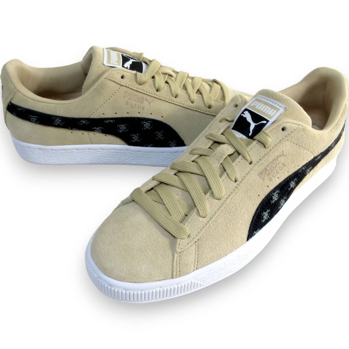 定1.1万 新品◆PUMA◆スウェード T7 スニーカー 27.5cm ライトサンド◆プーマ 靴 388717◆add J1259_画像1