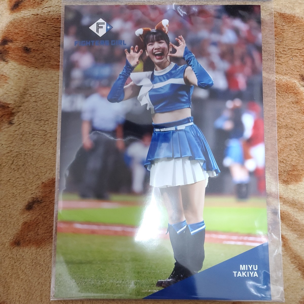 北海道日本ハムファイターズ　ファイターズガール滝谷美夢　A4相当フォト_画像1