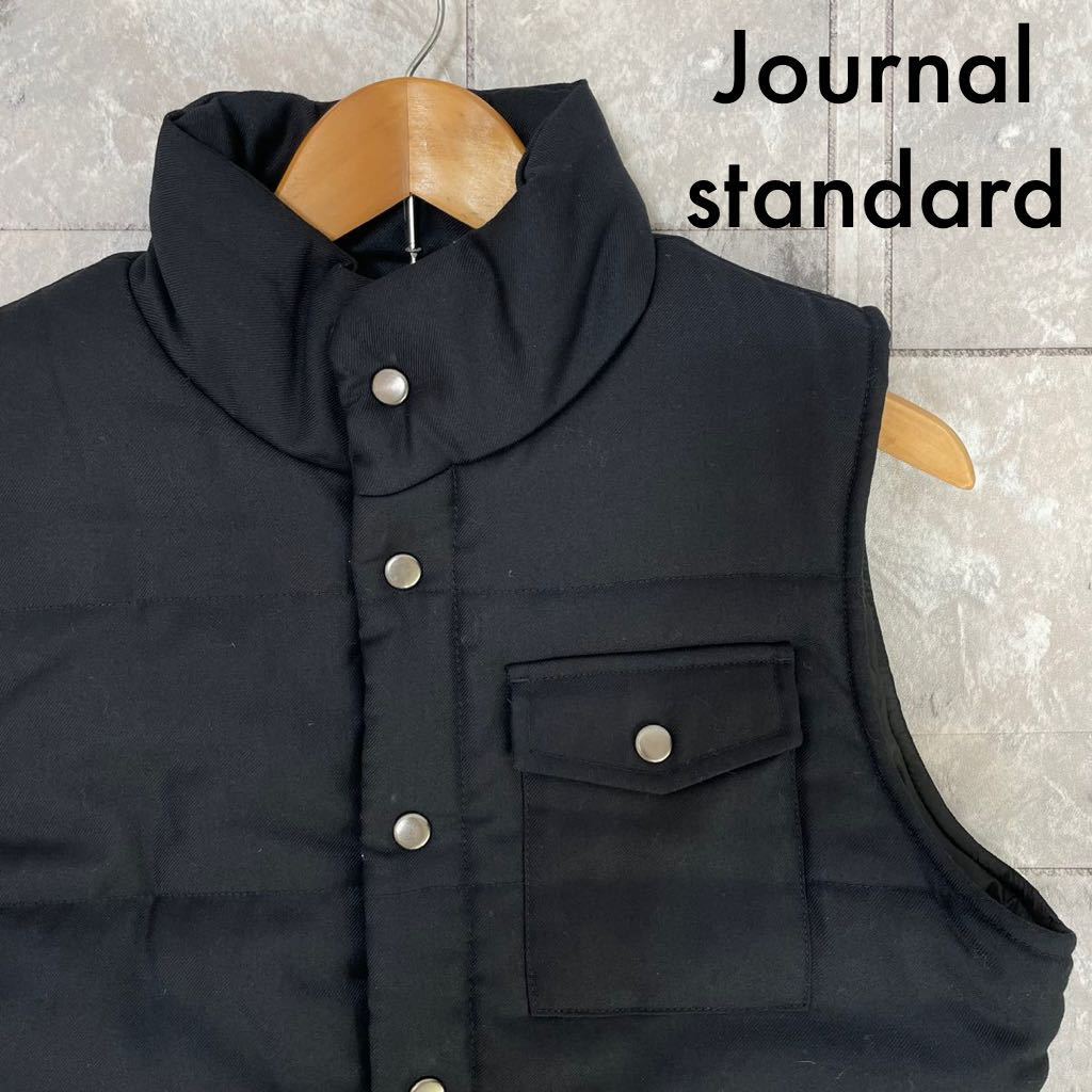 Journal standard Journal Standard relumere dragon m down vest 3 pocket snap-button black size M sphere SS1024