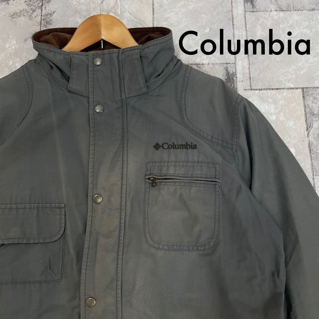 Columbia コロンビア ナイロンジャケット アウトドア マウンテンパーカー 刺繍ロゴ 00s y2k 玉SS1098_画像1