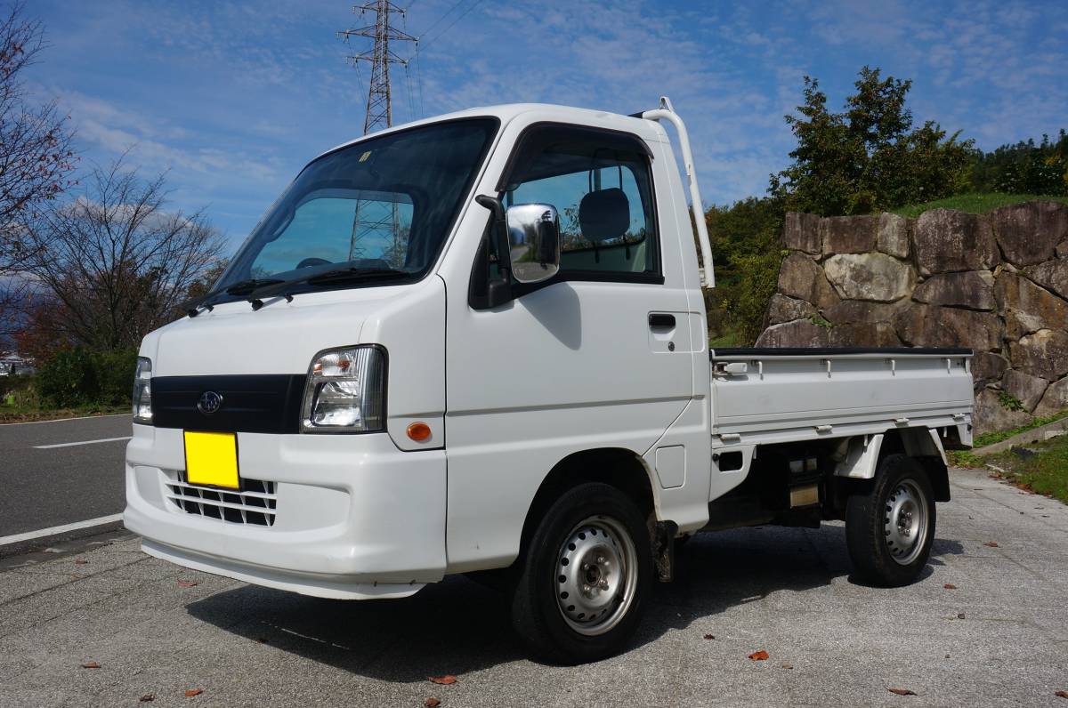 ** Subaru Sambar 4WD! lift up! vehicle inspection "shaken" taking establish! hunting, edible wild plants taking ., agriculture .! light truck 