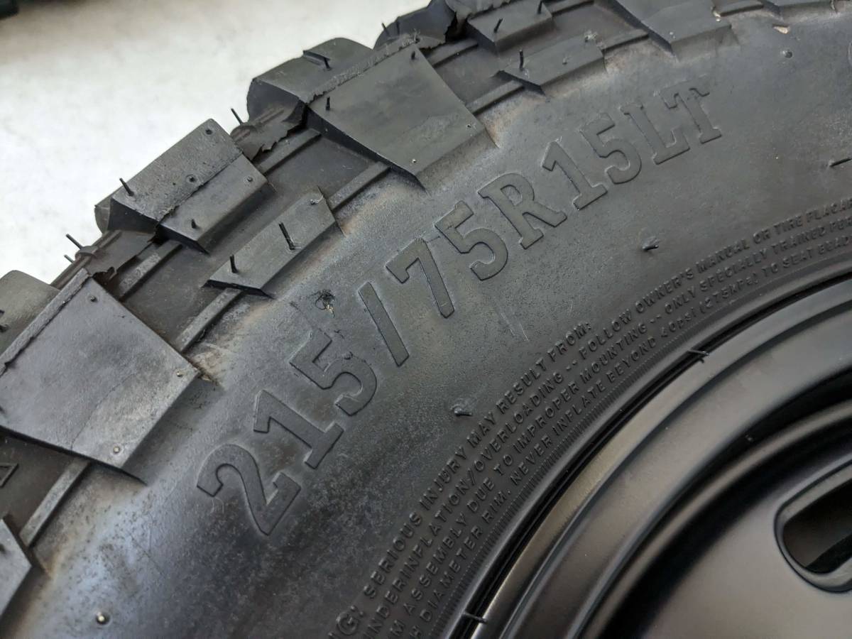 ジムニー シエラ JB74 プレミックス プディン 5.5J (+5) PCD139.7 5穴 コンフォーサーCF3000 215/75R15 ホワイトレター マッドタイヤ_画像6