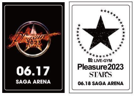 デビュー日0921B'z会場限定ステッカー大阪Pleasure2023STARS新品未使用B'zビーズ松本孝弘稲葉浩志TAKINABA稲葉着非売品レア_見本画像です