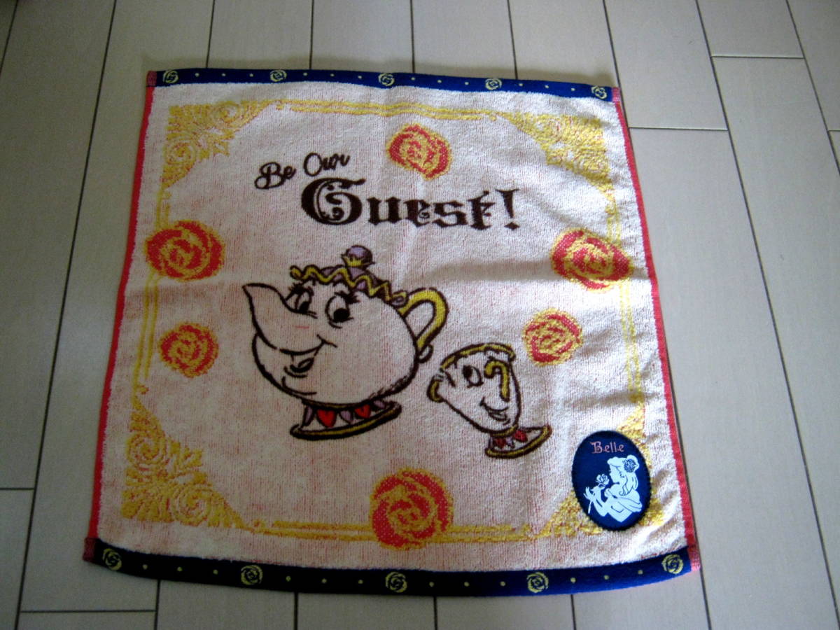 1.[ new goods ] Disney Beauty and the Beast * hand towel * less . thread * pot Hara person 