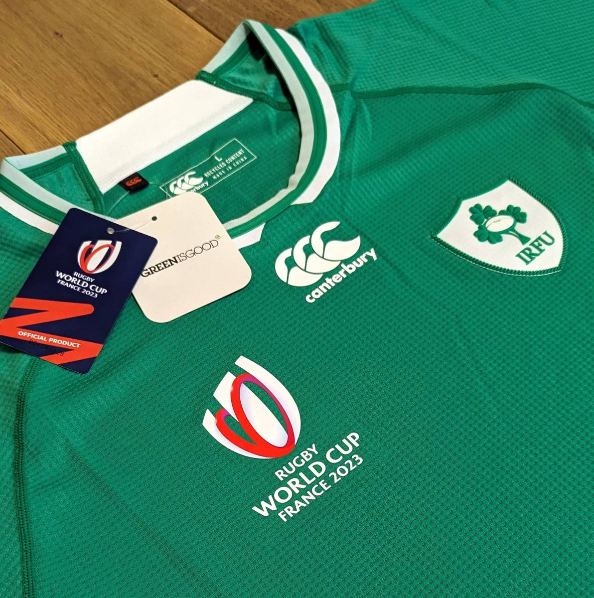 RWC ワールドカップ2023 アイルランド代表 ラグビーユニフォームジャージ-