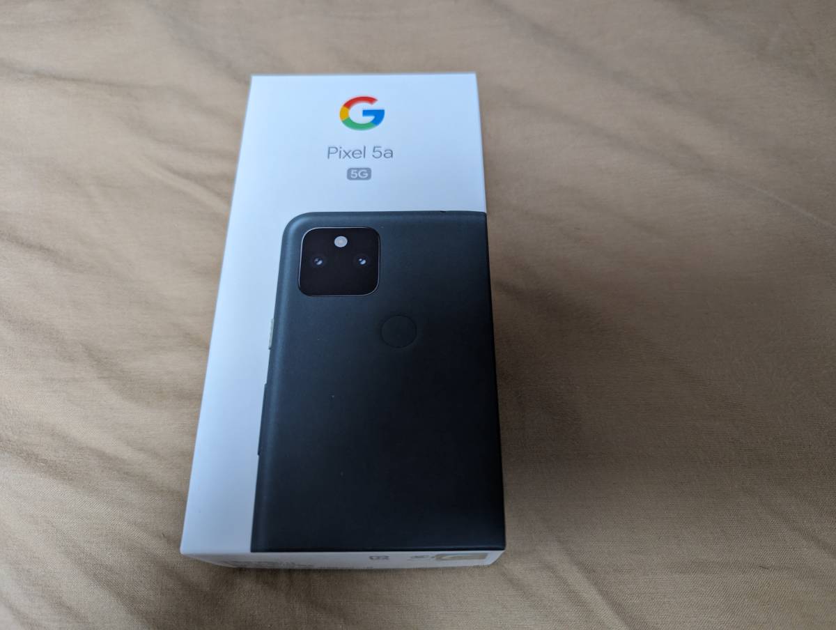 新品 Google 国内モデル SIMフリー Black Mostly 128GB 5G 5a Pixel