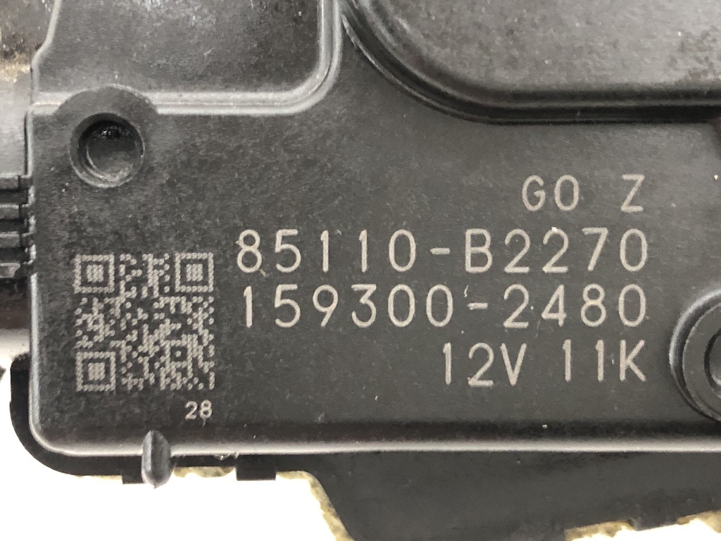 _b153206 ダイハツ ムーヴコンテ カスタムRS L575S フロント ワイパーモーター リンク ロッド 85110-B2270 159300-2480 L585S_画像3