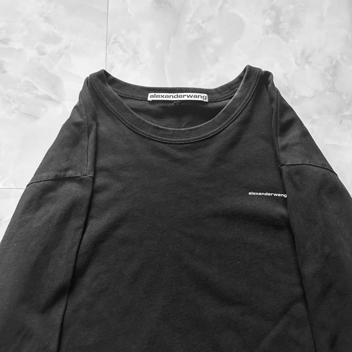 Alexander Wang】Logo print long sleeve T アレキサンダーワン Alexander Wang】Logo print long sleeve T アレキサンダーワン
