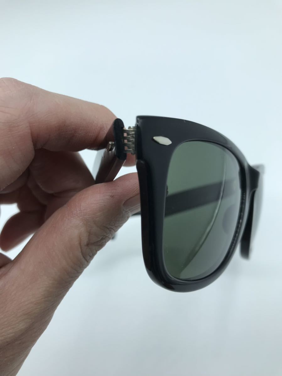 【希少】BL 砂打ち上部 B&L USA 70s ボシュロム レイバン Ray Ban ウェイファーラー WAYFARER 5022 ヴィンテージ 米国製 MADE IN USA_画像5