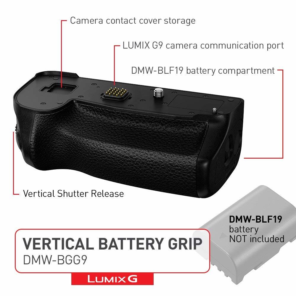  new goods Panasonic Panasonic DMW-BLF19 correspondence battery grip original interchangeable goods DMW-BGG9 LUMIX Lumix single‐lens reflex DC-G9