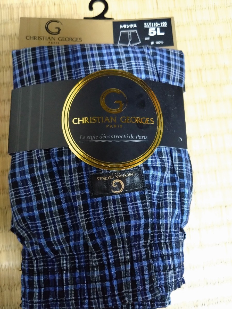 ①メンズトランクス　Troy Bros　CHRISTIAN GEORGES PARIS　５Ｌサイズ　３枚　_画像5