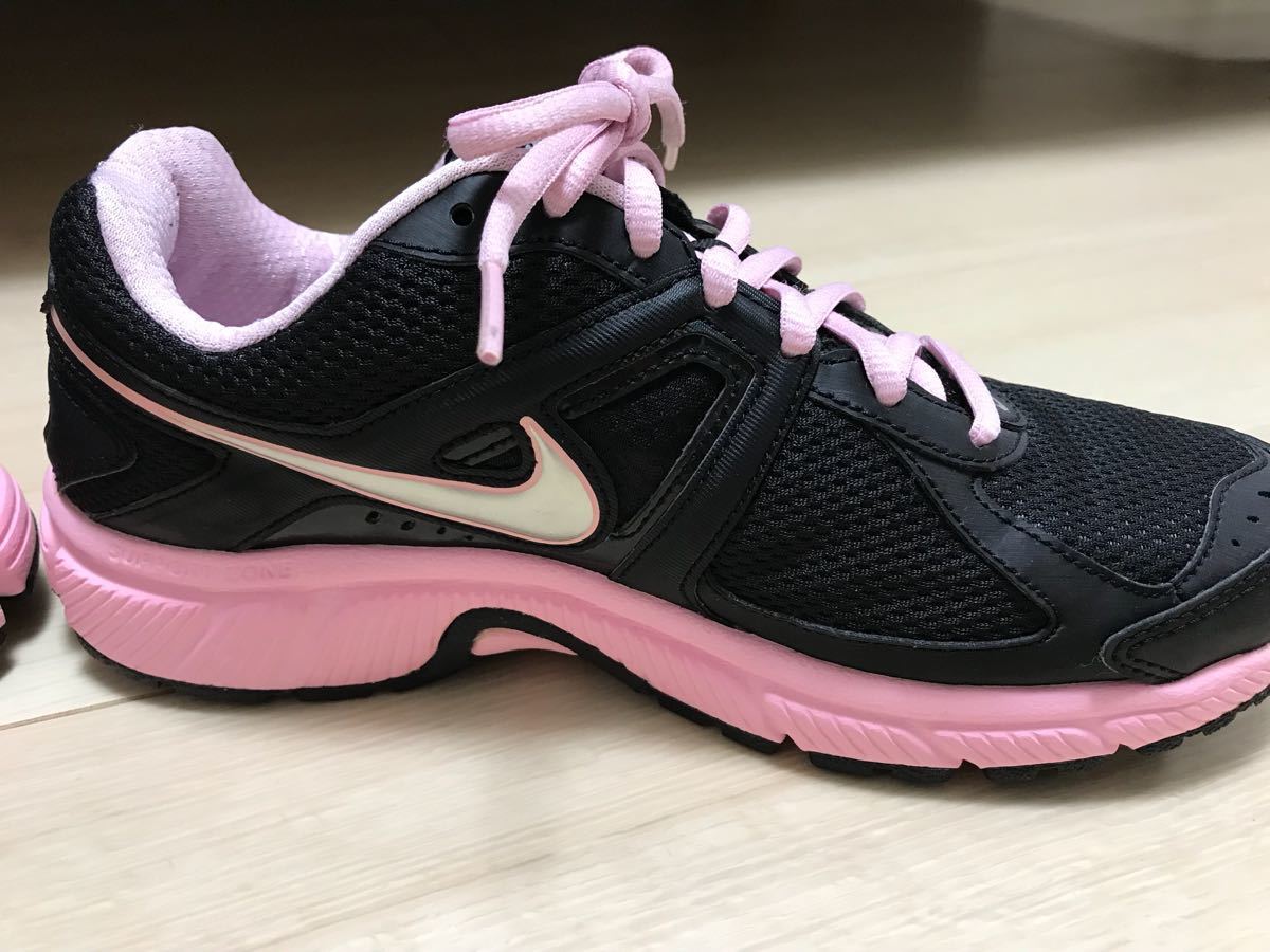 美品☆NIKE☆Air Dart9 24cm ランニングシューズ 黒 ピンク 543649-003 スニーカー レディース ナイキ ウォーキング 靴_画像8