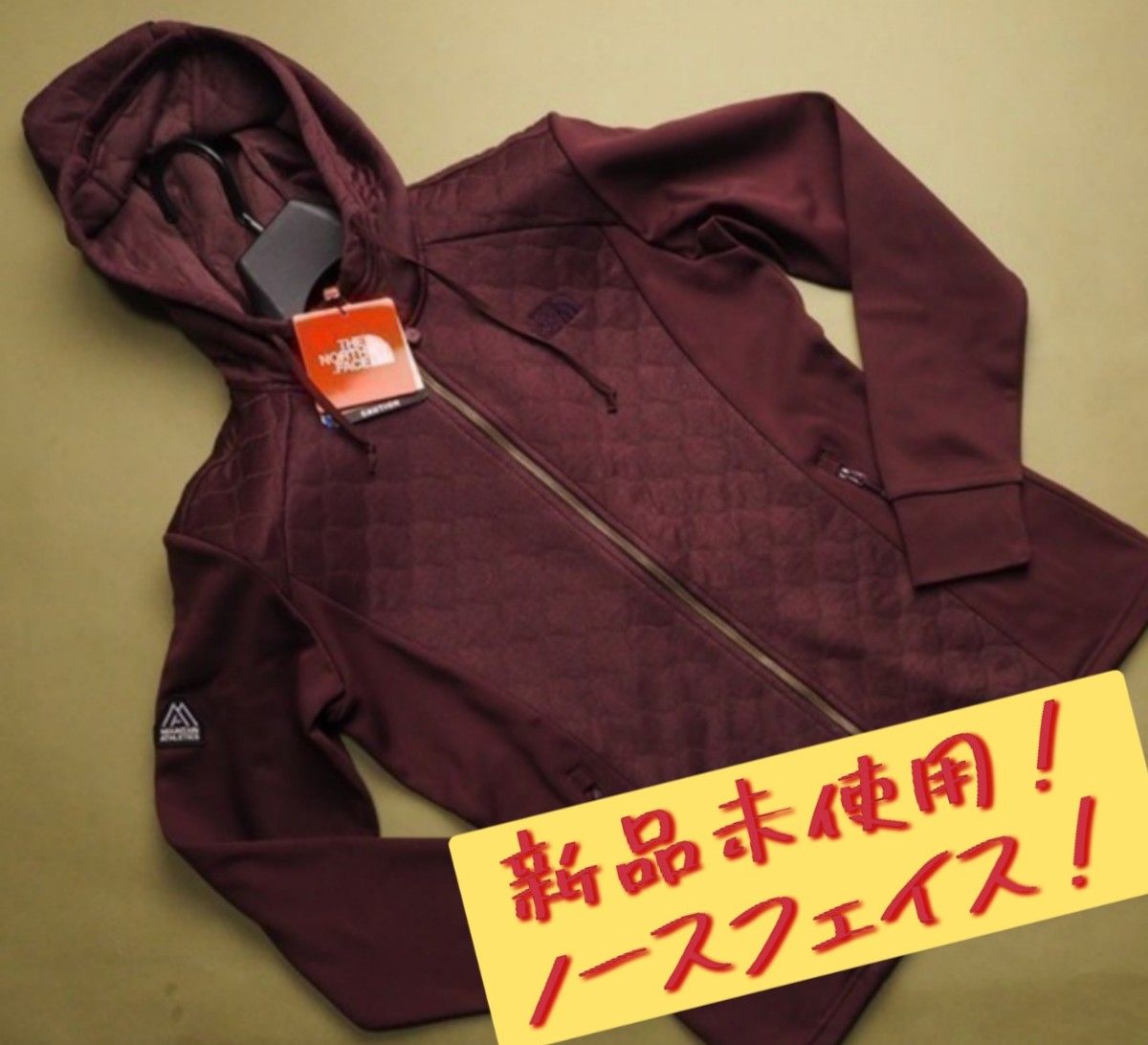 新品正規15000円 ノースフェイス ジャケット レディースM(メンズS)濃紫
