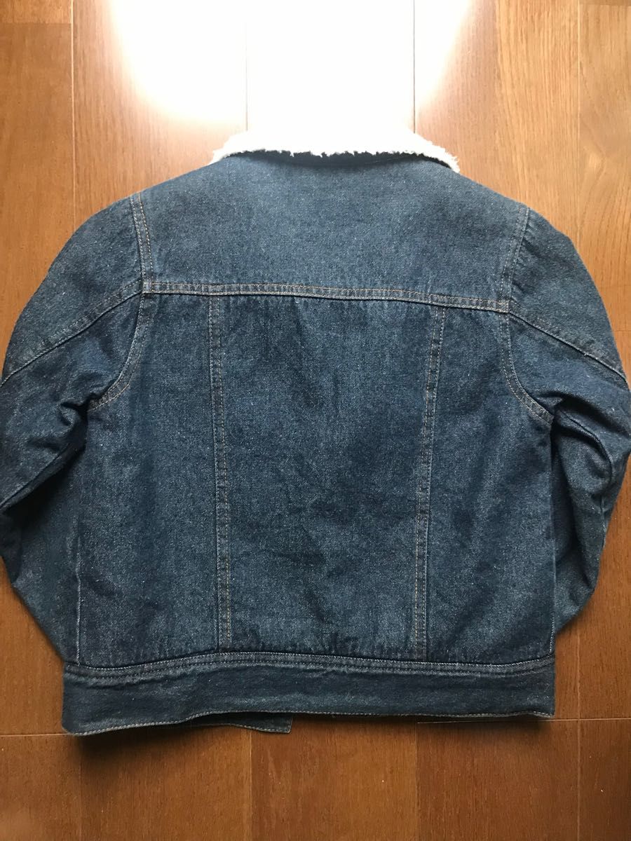 美品 GU ジーユー オーバーサイズデニムジャケット ジージャン 140