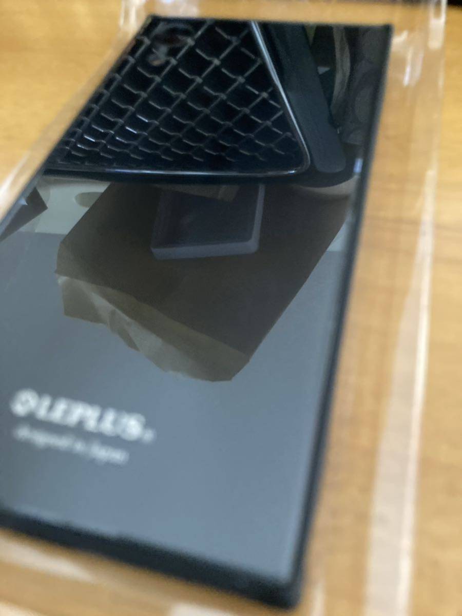 R-49 iPhone XR 背面ガラスシェルケース「SHELL GLASS SQUARE」 ダークグレー訳あり格安_画像4