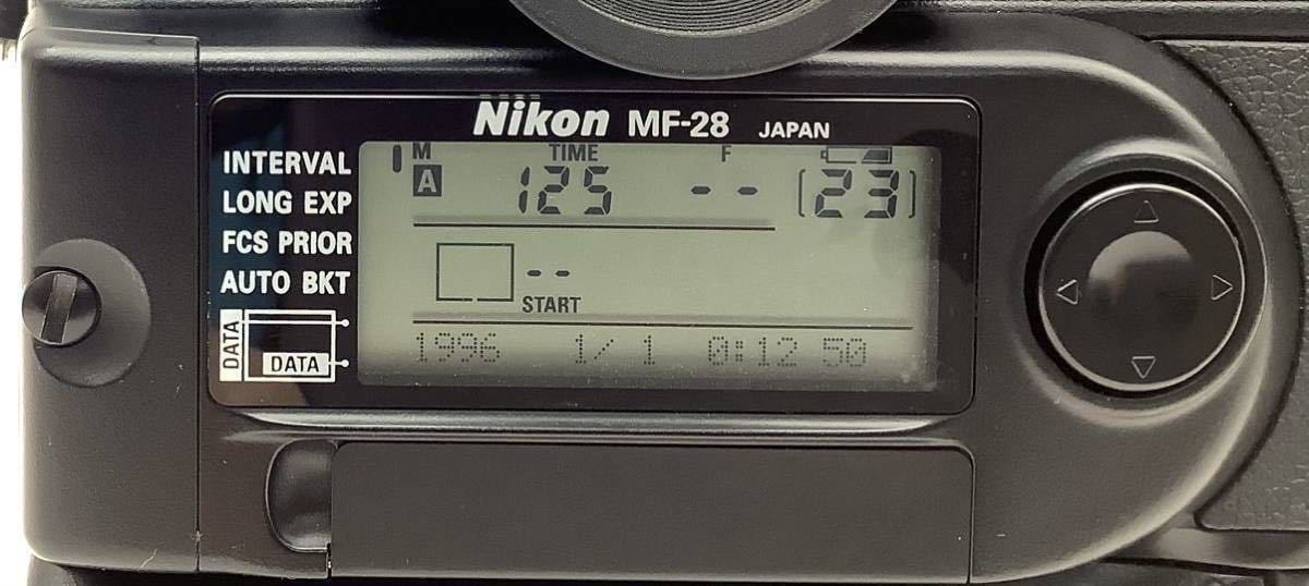 41 Nikon ニコン F5 MF-28 マルチコントロールバック MULTI-CONTROL BACK フィルムカメラ 一眼レフカメラ 説明書 箱付き 液晶確認OK_画像7