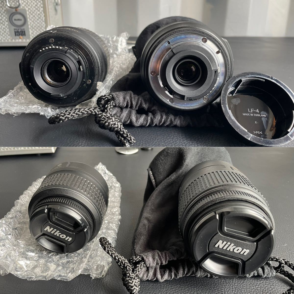 中古品☆Nikon ニコン デジタル一眼レフカメラ D3100 DX AF-S NIKKOR 18-55mm 1:3.5-5.6G/55-300mm 1:4.5-5.6G/SB-20 バッテリー付 箱付き_画像7