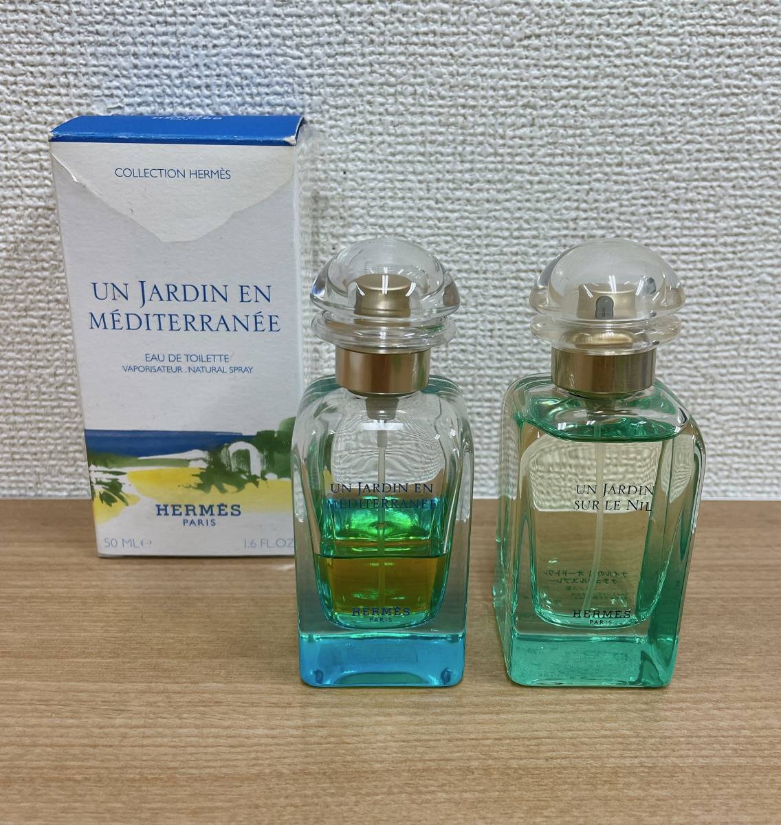 ☆【HERMES◆エルメス 地中海の庭 ＆ 屋根の上の庭】レディース /ビューティー /フレグランス /オードトワレ /A510-309_画像1