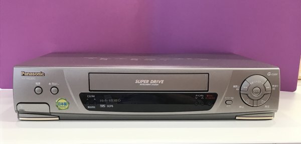 AN23-533 ジャンク扱い Panasonic パナソニック VHSビデオデッキ NV-H220G Hi-Fi STEREO G-CODE 動作未確認 コードなし_画像1