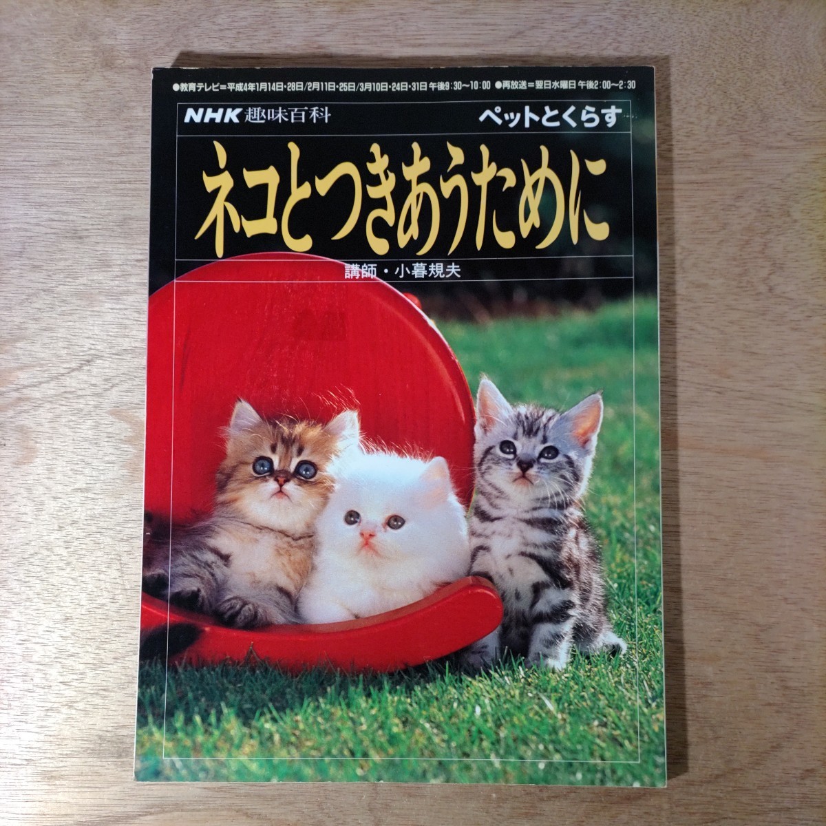 NHK хобби различные предметы домашнее животное .... кошка . есть .. поэтому . Kobayashi . прекрасный 1992 год 