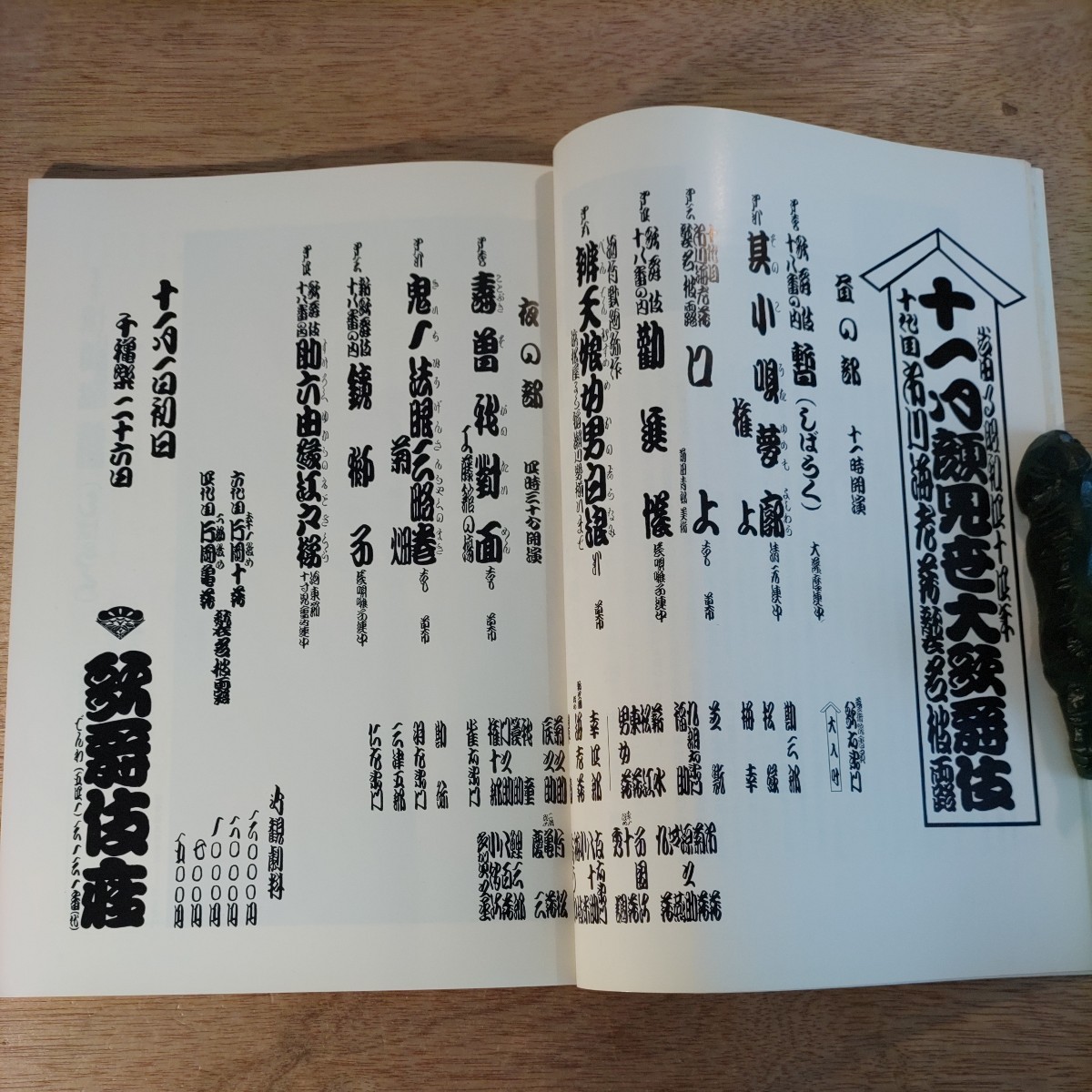 歌舞伎 パンフレット 1969年 昭和44年 歌舞伎座 顔見世 古本 印刷物 レトロ アンティーク コレクション レア 希少 市川海老蔵 襲名披露 _画像5