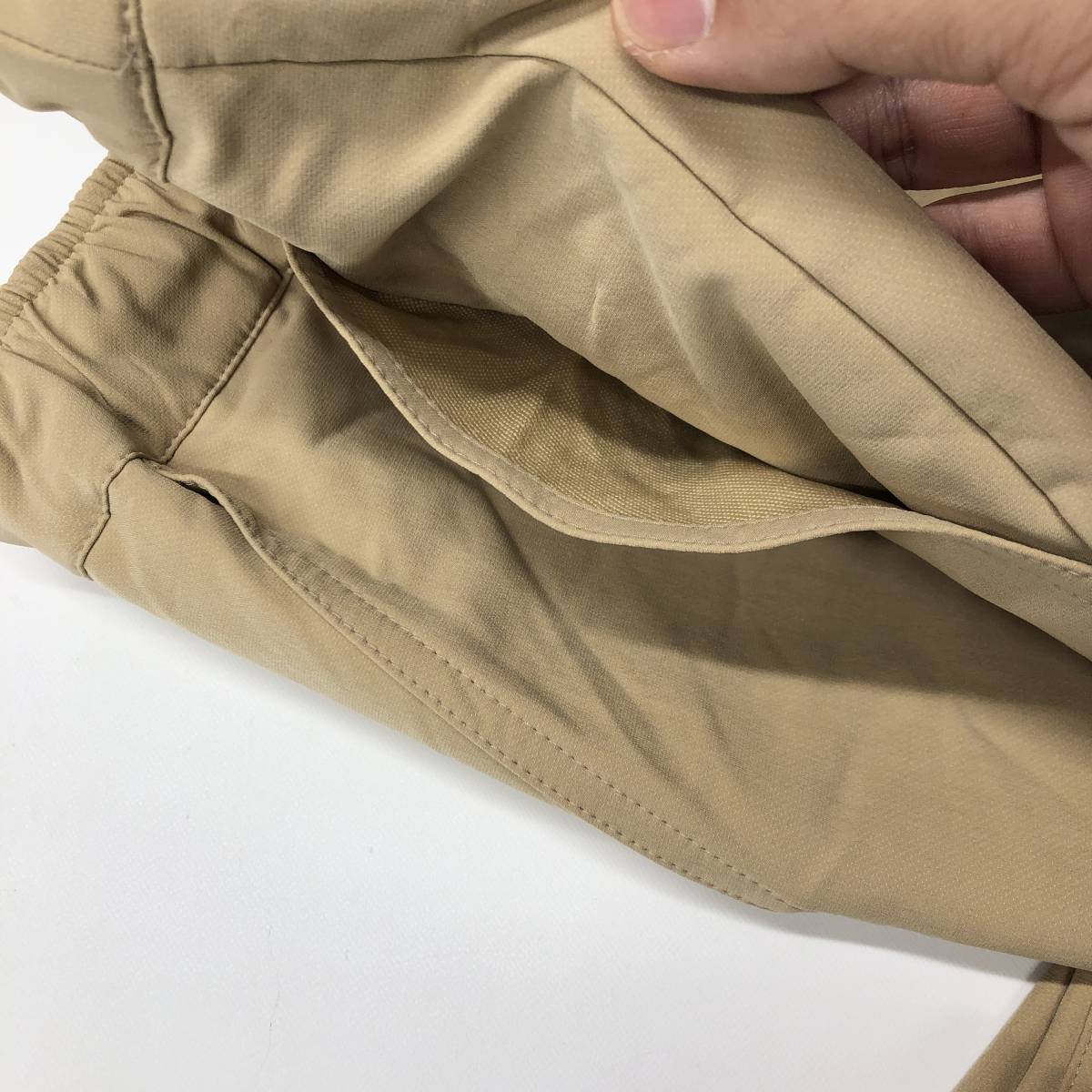  New balance NB nylon u-bn pants JWPL1826 beige lady's XL size 