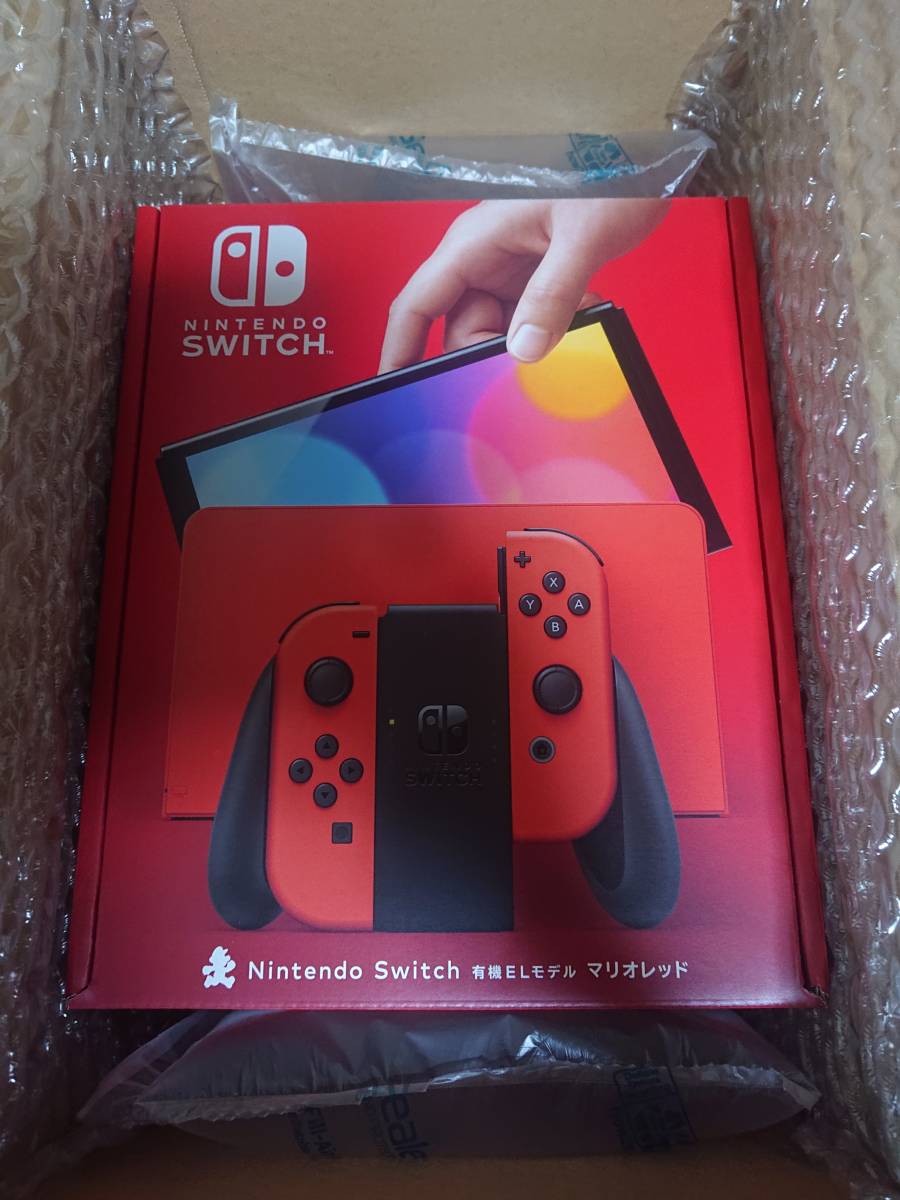 送料無料 新品未使用品 Nintendo Switch 任天堂Switch 有機ELモデル マリオレッド マリオレッド