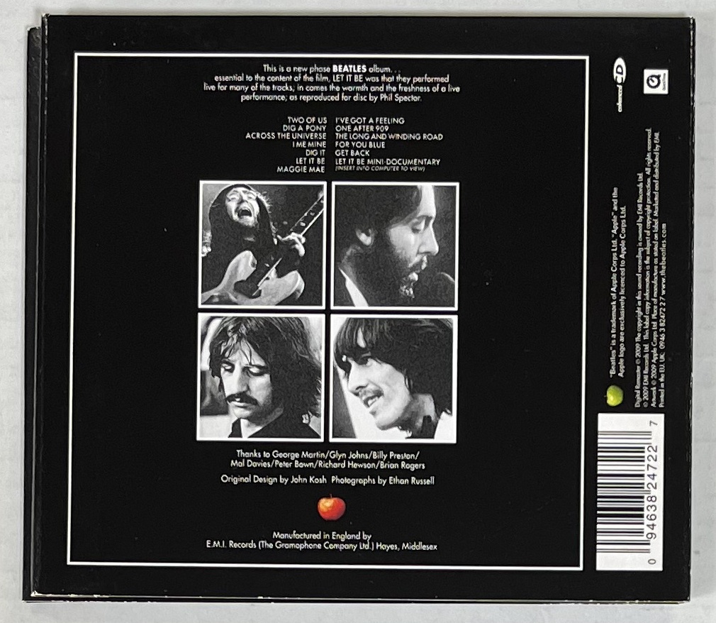 M5116◆BEATLES◆LET IT BE(1CD)輸入盤_画像2