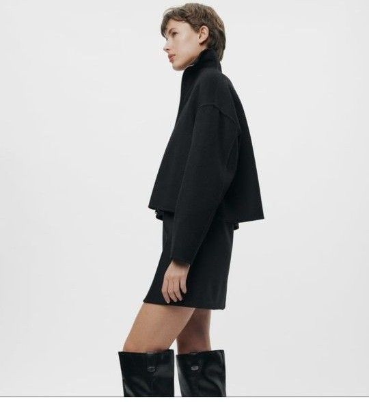 新品 今期 ZARA ダブルフェイス ウールブレンド ジャケット 新品 今期 ZARA ダブルフェイス ウールブレンド ジャケット