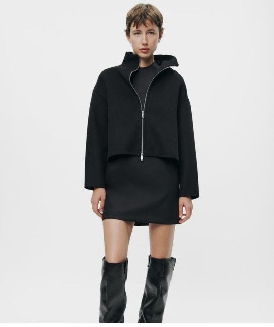 新品 今期 ZARA ダブルフェイス ウールブレンド ジャケット 新品 今期 ZARA ダブルフェイス ウールブレンド ジャケット