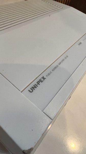 UNI PEX ユニペックス 業務放送設備 ページングアンプ 30W [ UD-30 ]　no,0091S_画像2