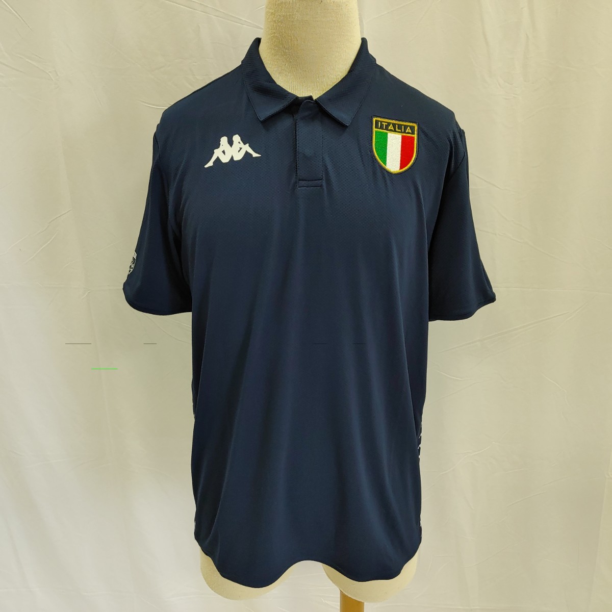 【意大利屋】カッパ Kappa FIG イタリア代表 20/21 ゴルフウェア KOMBAT ポロシャツ 半袖_画像1