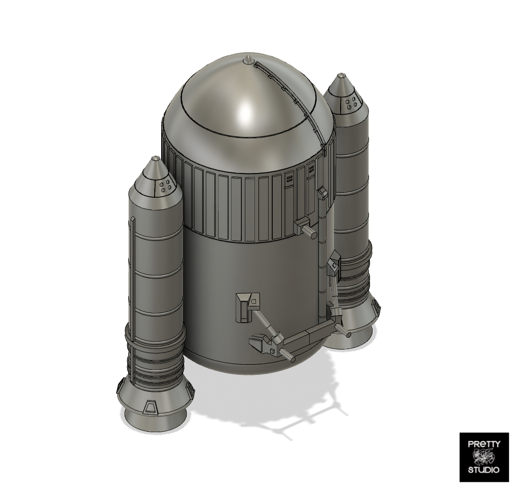 ハセガワ たまごひこーき スペース シャトル用　３Dプリンター　ブースター・スタンド　セット_画像5