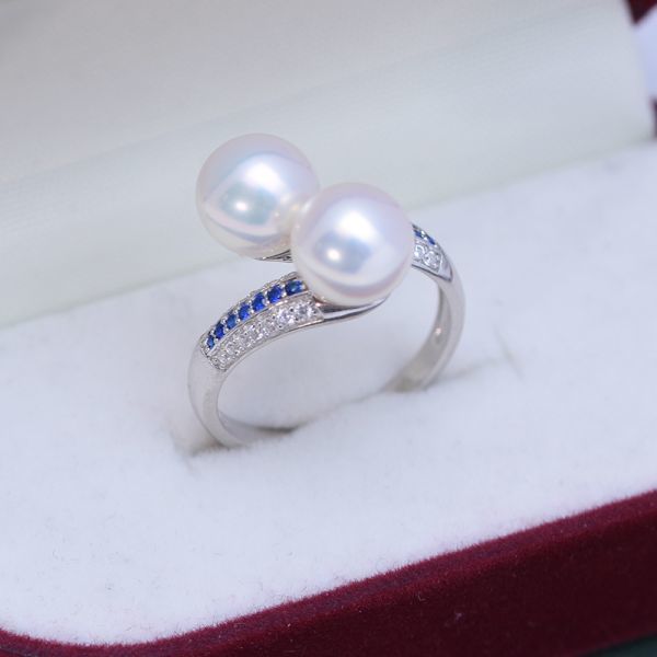 リング 真珠指輪 真珠アクセサリ 天然真珠 淡水真珠 本真珠 誕生日プレゼント 新型 女性 フリーサイズ 上質真珠 パーティー 新品 zz117_画像1