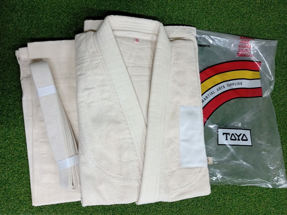 v Orient judo put on 3 number / TOYO top and bottom judo . judo . industry high school middle . school part . unused goods 