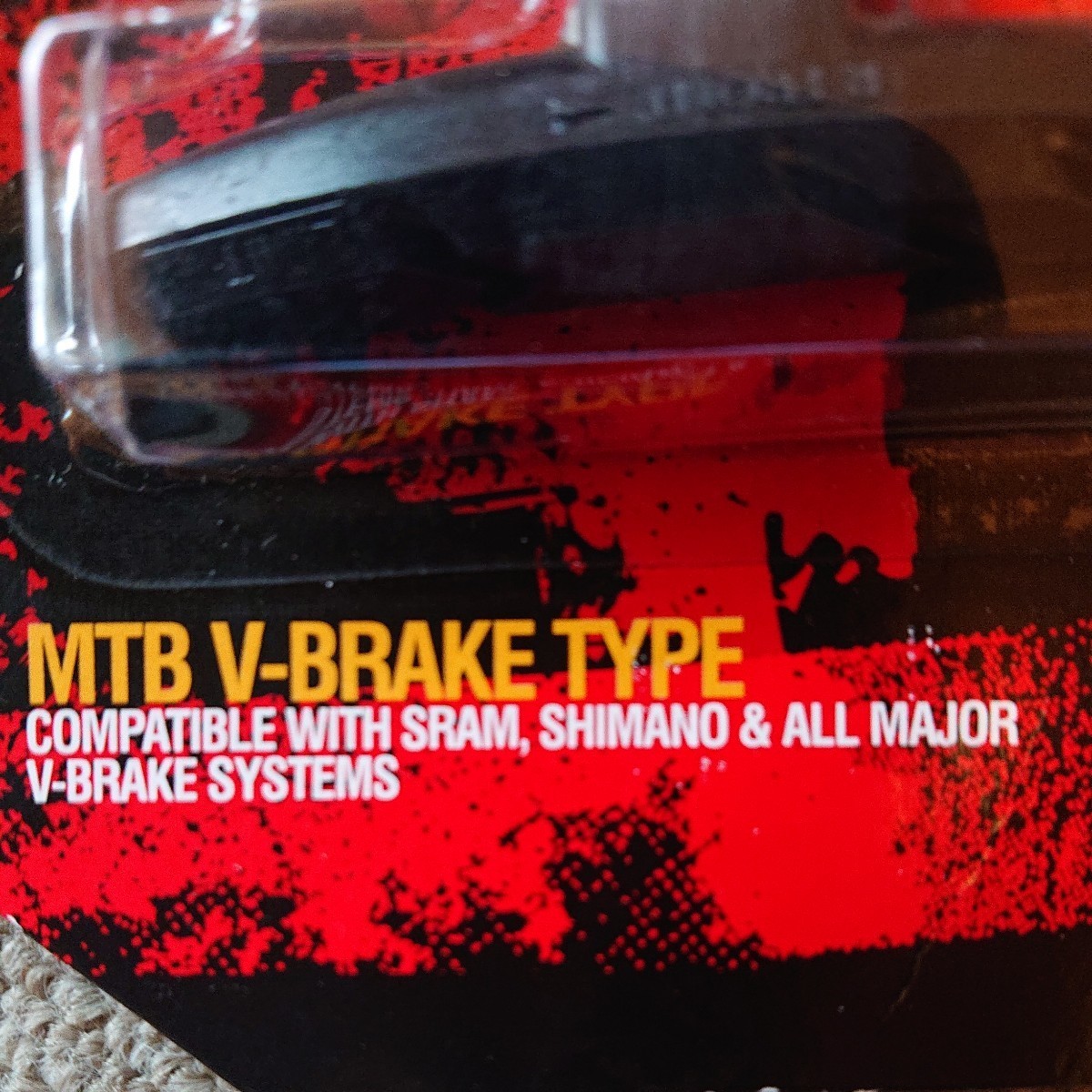 ★マウンテンバイク用ブレーキシュー◆MTB V-BRAKE TYPE★左右セット◆未開封品★ブラック_画像3