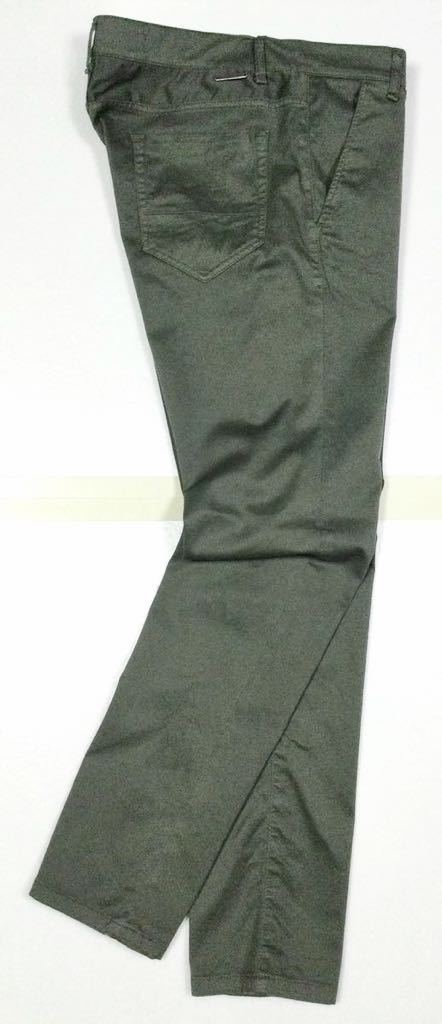 美品「MESSAGERIE」ナチュラルストレッチ テーパード コットンパンツ SIZE:36 イタリア製_画像4