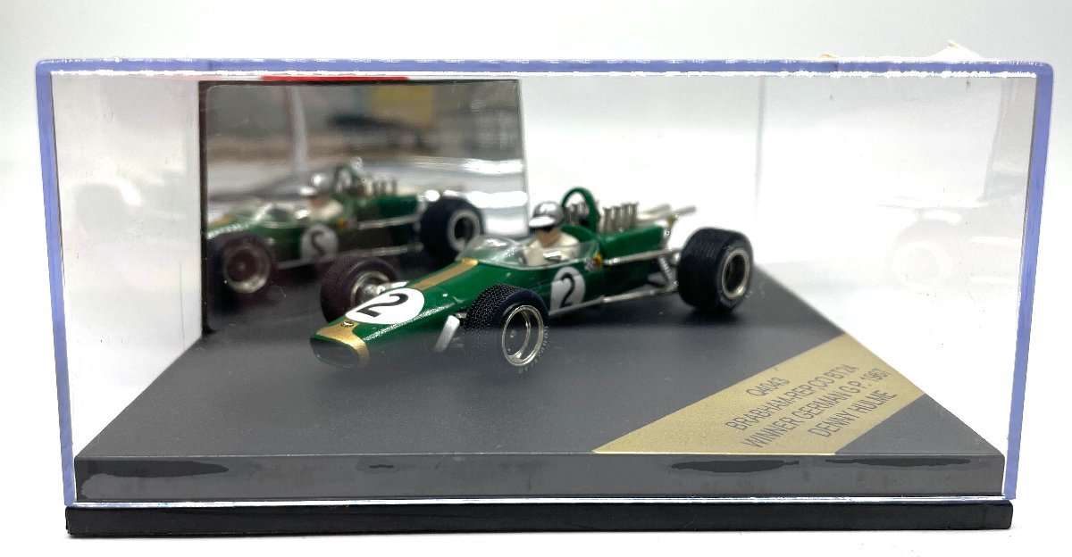 157△Quartzo Q4043 BRABHAM-REP,CO BT24 WINNER GERMAN G.P. -1967 緑 2号車の画像2