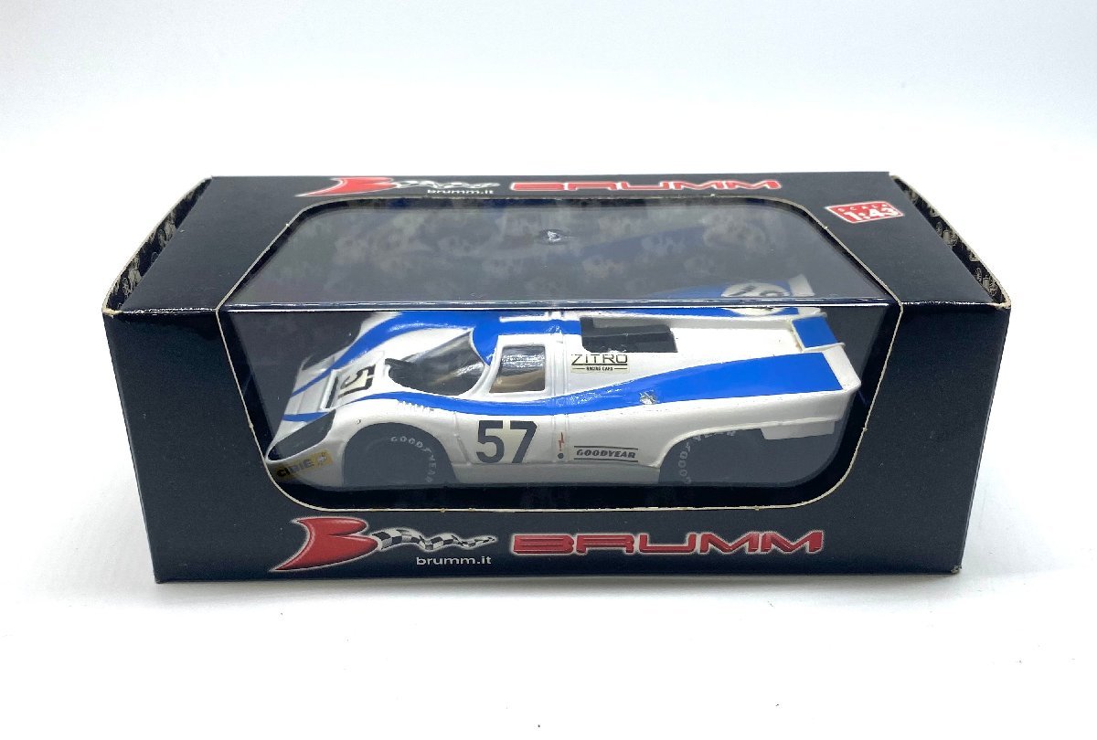 122^BRUMM Blum Porsche 917K Le Mans 1971 Martin-Pillon 57 number car 1/43