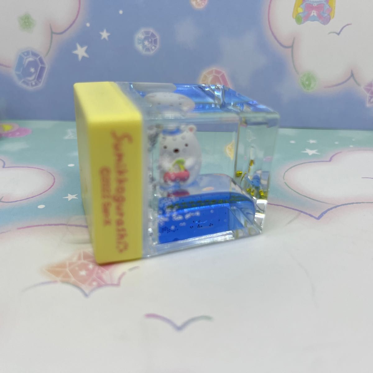 すみっコぐらし 光るスノーキューブ ボールチェーン スノー すみっコぐらし 光るスノーキューブ ボールチェーン スノー