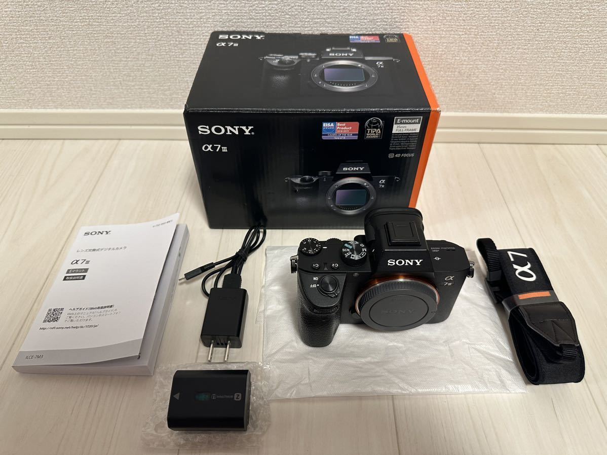 メーカー直売】 α7III 【美品】SONY ILCE-7M3 ミラーレス一眼 ソニー