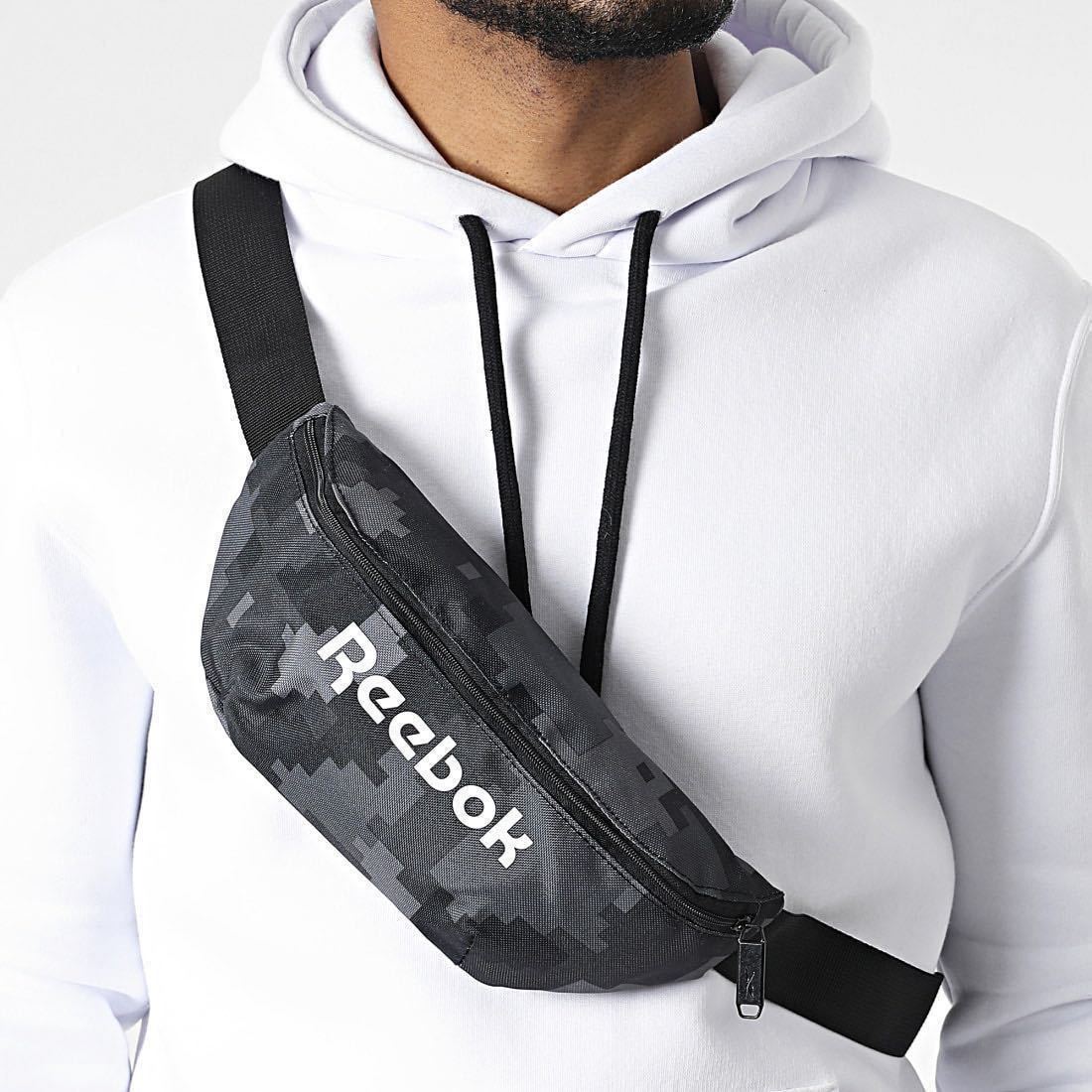 ★送料230円 REEBOK ウエストバッグ リーボック バッグ カジュアル スポーツ アウトドア ショルダー 鞄 かばん ボディバッグ 迷彩 新品_画像4