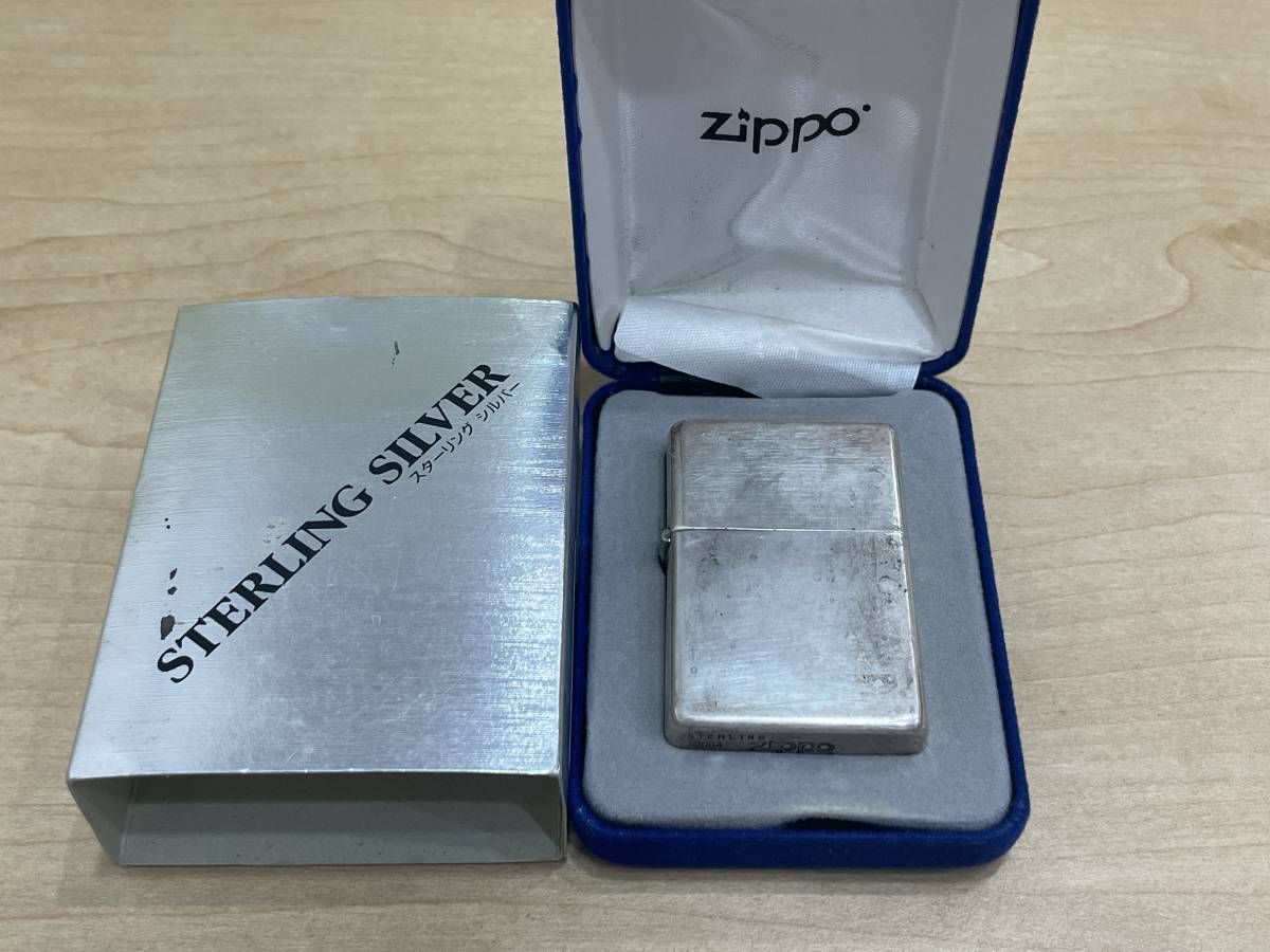 21219】ZIPPO ジッポ STERLING SILVER スターリングシルバー 2004年-